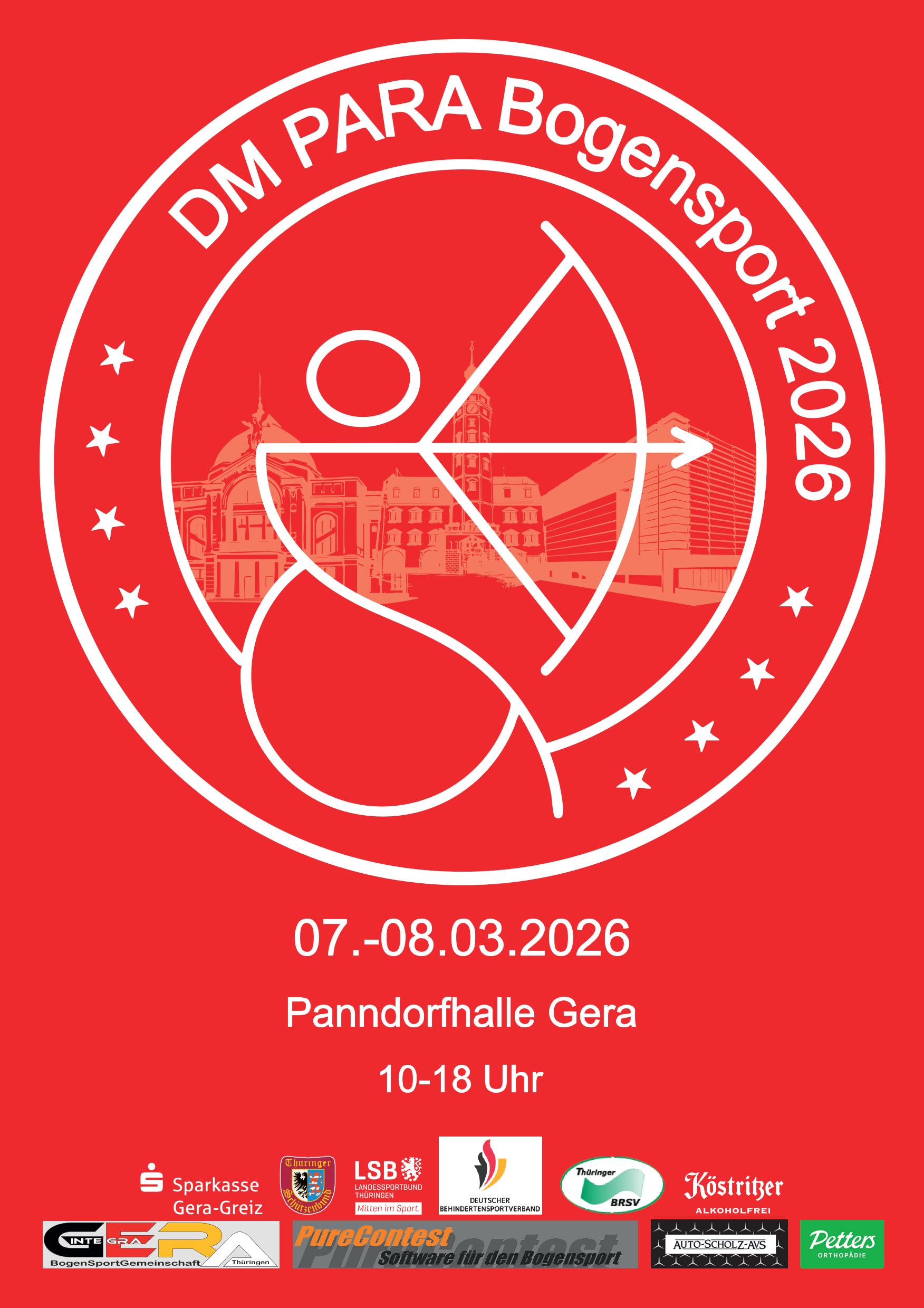 35 Jahre Bogensport in Gera – Deutsche Meisterschaft Para-Bogensport 2026